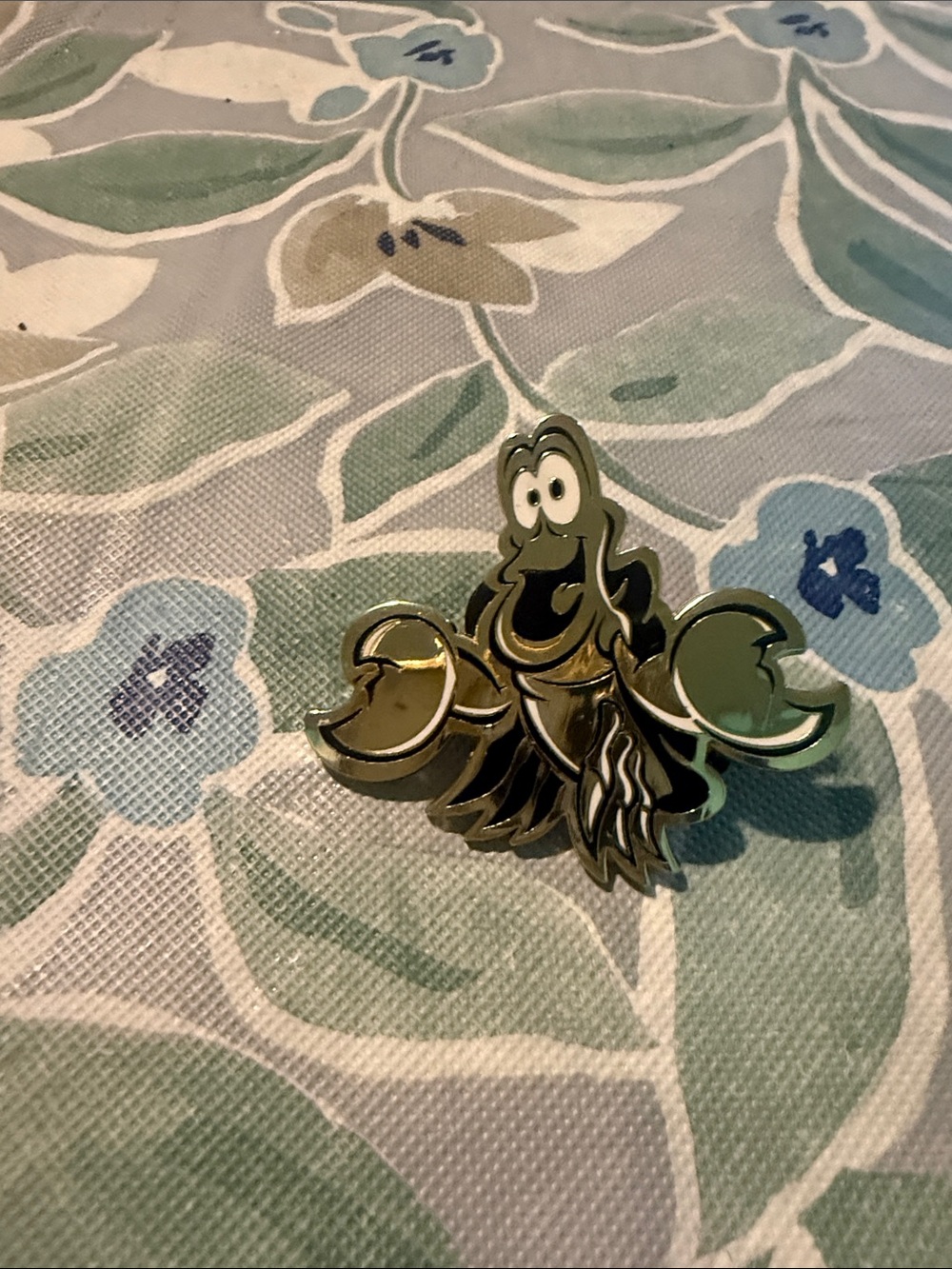 Green Crab Enamel Pin - Pets Fish Accessory